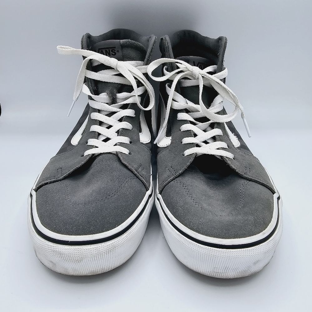 Vans Men's Gray High Top Sneakers 11.5 - Picture 6 of 16